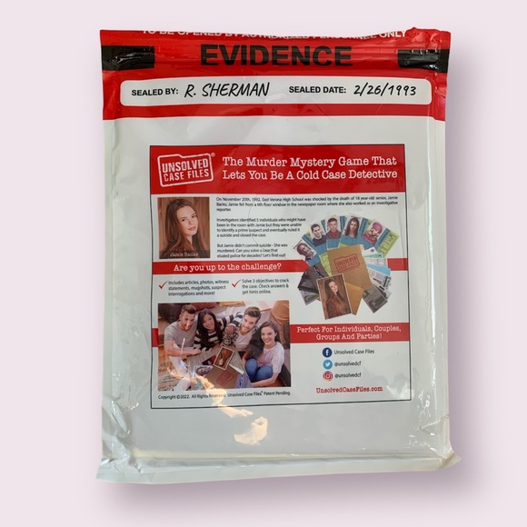 Unsolved Case Files Game - Jamie Banks - Picture 2 of 2